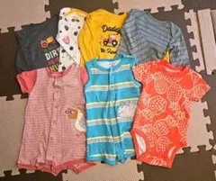 ★新品カーターズ他 ロンパース60〜小さ目70cm 7枚