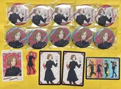 呪術廻戦 ドンキ 缶バッジ ステッカー イラストカード 特典 釘崎野薔薇