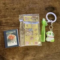 ミニチュアノートキーホルダー セット　ミラクルガールズ　どうぶつキャップ