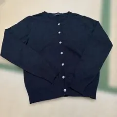 a.v.v アベベ Vネック　カーディガン S 黒