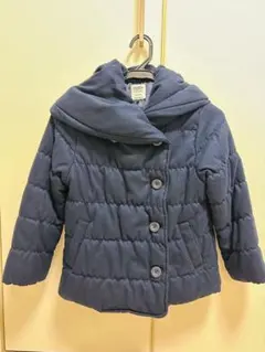 130cm 紺色ダウンジャケット