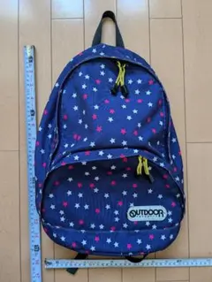 OUTDOOR 星柄リュック ネイビー