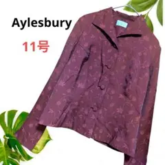 Aylesbury　サマージャケット サイズ11 ボルドー色 レーヨン混のサムネイル