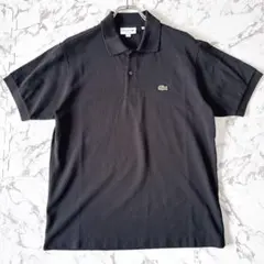希少限定】ラコステ ゴールドワニ ポロシャツ ブラック サイズ3（M 
