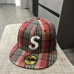 正規品　Metallic Plaid S Logo New Era