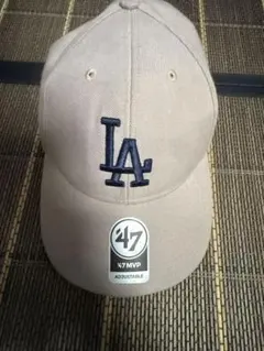 47 Brand Dodgers キャップ ベージュ