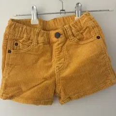 F.O.KIDS コーデュロイ ハーフパンツ イエロー 110
