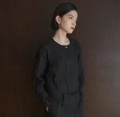 foufou lawn lace no collar jacket