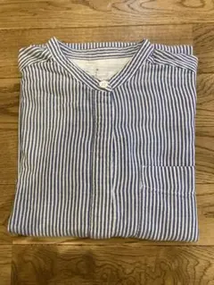 無印良品　無印　レディース　パジャマ　ワンピース　ルームウェア　クルタ　水色