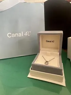 Canal 4C ネックレス シルバーカラー サファイア - メルカリ
