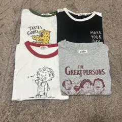 【MAKE YOUR DAY】　130cm 半袖Tシャツ　4枚セット