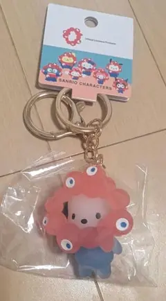 サンリオ ミャクミャク ポチャッコ　立体マスコットクリアカラーキーホルダー