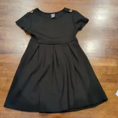 ZARA☆黒い半袖ワンピース 110cm