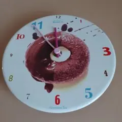 ジャンク品　アフタヌーンティー×Goma ドーナツ柄時計