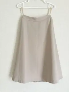 NATURAL BEAUTY BASIC フレアスカート ベージュ Sのサムネイル
