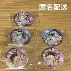 まんまる焼きシール TinyTAN タイニータン RapLine 5枚セット