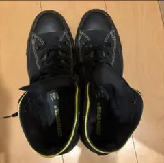 コンバース スニーカー CONVERSE ハイカット ネオンイエロー + ゴム紐