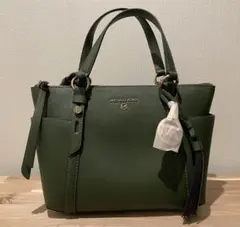 マイケルコース トート ショルダーバッグ グリーン