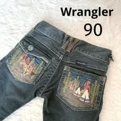 Wrangler コーデュロイパンツ 刺繍デザイン 長ズボン 90