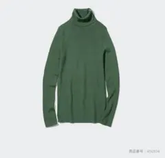 UNIQLO いエクストラファインメリノリブタートルネックセーター