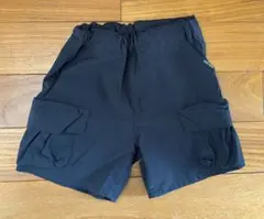 petit main 黒 カーゴショートパンツ　90