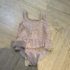 H&M 花柄フリル水着 75/80