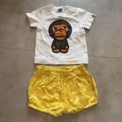 A BATHING APE ベビー セットアップ Tシャツ ショートパンツのサムネイル