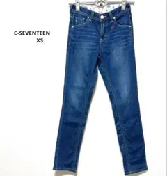 C 17 C-SEVENTEEN XS デニムジーンズ スキニー カジュアル