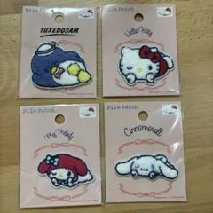 アイロンワッペン　シールワッペン　サンリオ　4枚セット