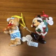 アウラニ　ディズニー　限定　ミッキー　ダッフィー　フィギュア　クリスマス