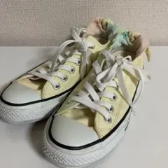 《未使用品》 コンバース　オールスター　スニーカー　ローカットバックリボン　24