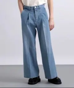 バギーフレアデニムパンツ