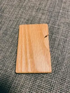 世界にひとつだけ　元家具職人が作った木製名刺入れ／ハンドメイド