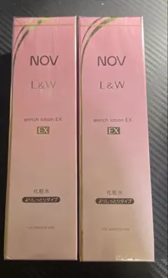 NOV L&W エンリッチローションEX 化粧水 よりしっとり 120ml 2個のサムネイル