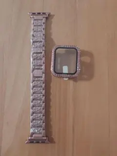Apple Watch ベルト バンド 40mm 保護ケース付き ピンク