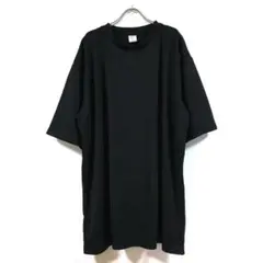 新品 ドライ スーパー ビッグTシャツ 半袖 無地 メンズ ブラック 3XL