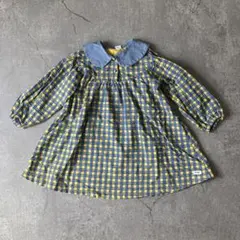 韓国服　うさぎ耳　ワンピース　チェック