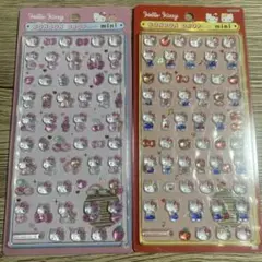 【正規品】サンリオボンボンドロップシール ミニ 赤キティ ピンクキティセット