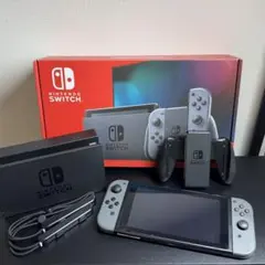 【美品】Nintendo Switch グレー Joy-Conへこみなし