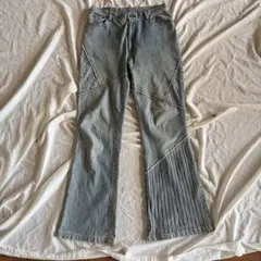 y2k グランジ　デニム　テック　フレア　平成　ギャル　ワイド　ブーツカット