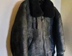 WIND ARMOR⚫B３タイプレザーボンバージャケット❴クロスボーン❵ペイント