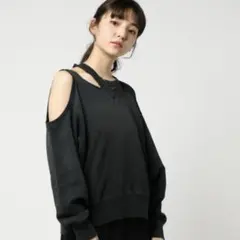 カジュアル ブラック 長袖 Tシャツ