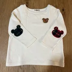 Hot Biscuit ホワイトTシャツ 90cm