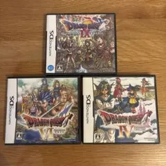 ニンテンドーDSソフト★ドラゴンクエスト Ⅳ・VI・IX　3本セット