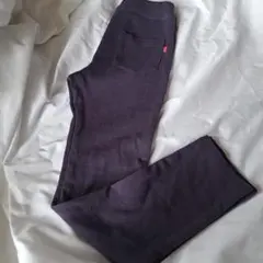 デビロック150cmパープルグレーストレッチパンツ 綿60%無記名