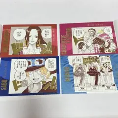 ONE PIECE　効果音ポストカード　サボ　ハンコック　カタクリ　黄猿赤犬青雉