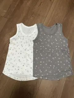 タンクトップ 110サイズ 星柄 2枚セット
