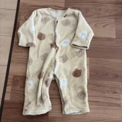 西松屋 くま フリースロンパース 70〜80㎝