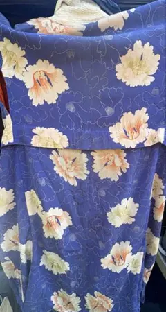 着物　アンティーク　古布　リメイク用