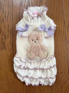 きゃんナナ　テディベア刺繍　Sサイズ